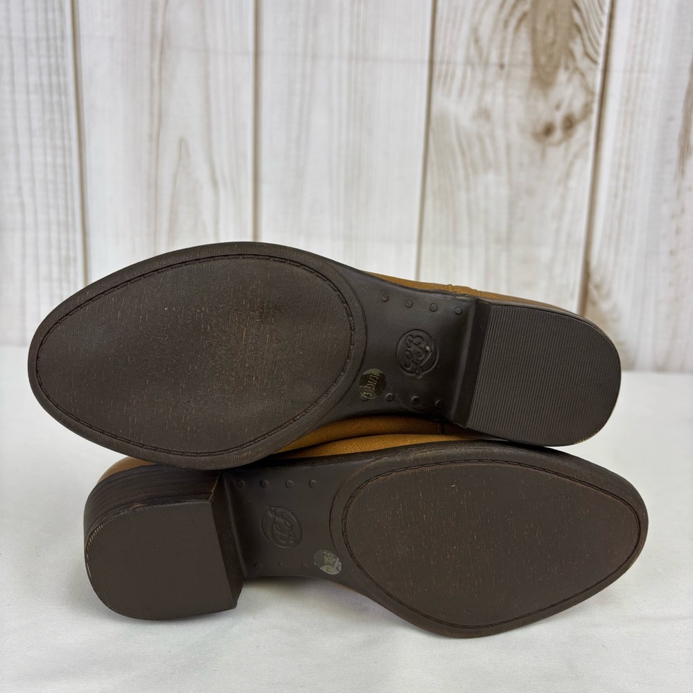 Lucky Brand Leather Booties Versatile Dressy Comfort Ankle Boots Brown Size 5.5 - Picture 11 of 14
